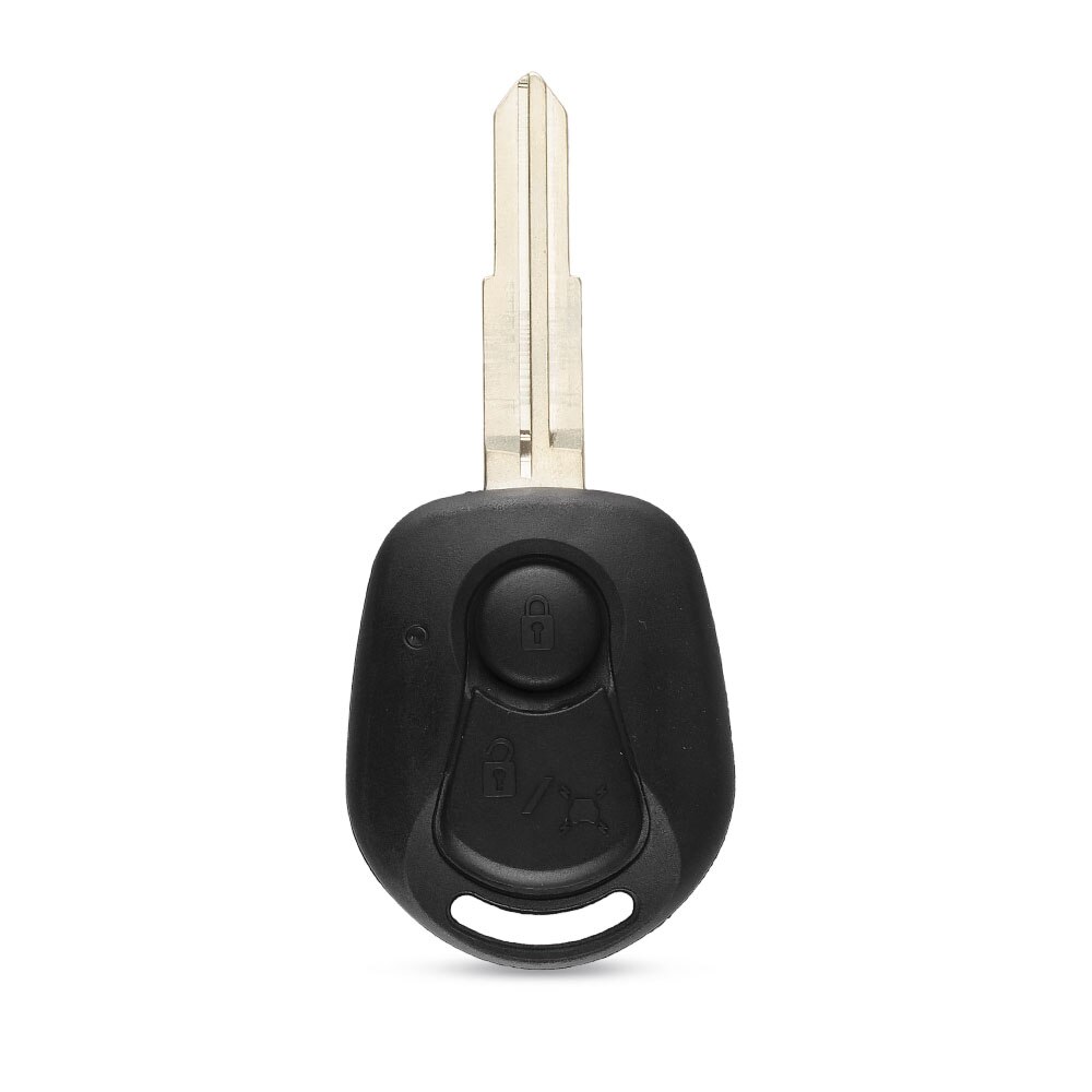 Keyyou for ssangyong actyon kyron rexton ersättning nyckelfodral skalfob 2 olika oklippt slitstarkt material: Modell 1