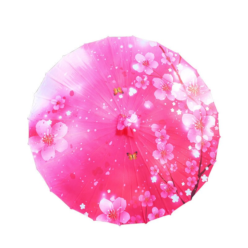 Seide Regenschirm regen frauen Tanz Stütze Cheongsam Geölt Papier Dach sonnenschirm guarda chuva paraguas mujer Hanfu quaste regenschirm
