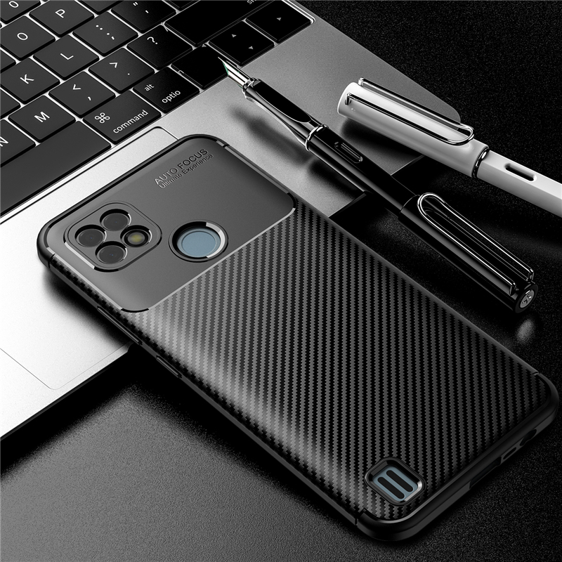 Schutzhülle  c25 c20 c20a c11 silikonfasergummi für  c21  c21: Für realme  c25 / Schwarz