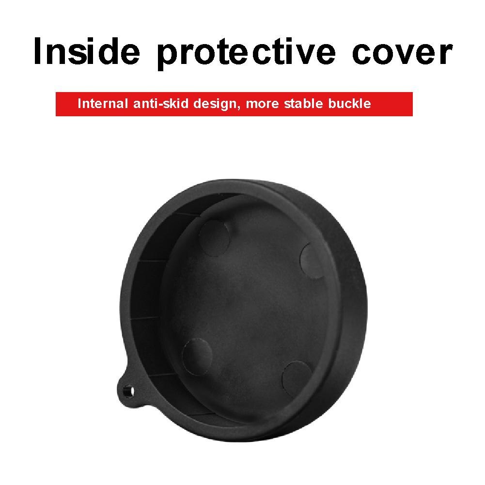 Ronde Rubber Beschermhoes Guard Lens Cap Cover Uitstekende Plastic Zacht Rubber Voor Dji Osmo Actie Camera Bevestiging