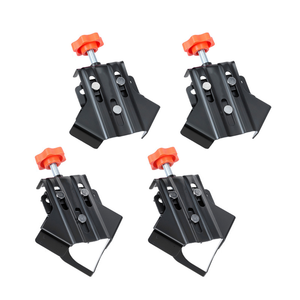 1/4 st 90- graders hörnklämmor för träbearbetning, snabbjusterbara, fjäderbelastade träbearbetningsklämmor, skåp, fotoinramning: Lila