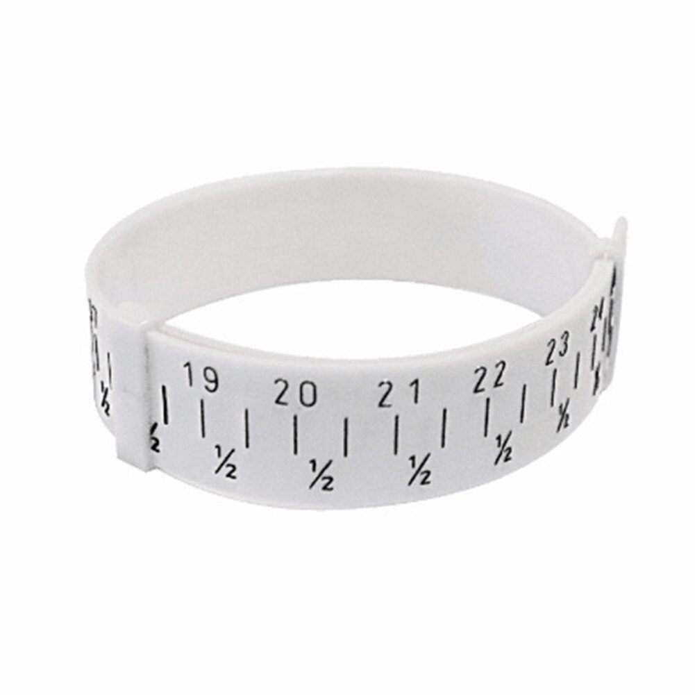 Precise Craft Compact Standard Jewelry Making Circle Shape Gauging Wrist Measuring Tool Portable Bracelet Ruler Hand Work