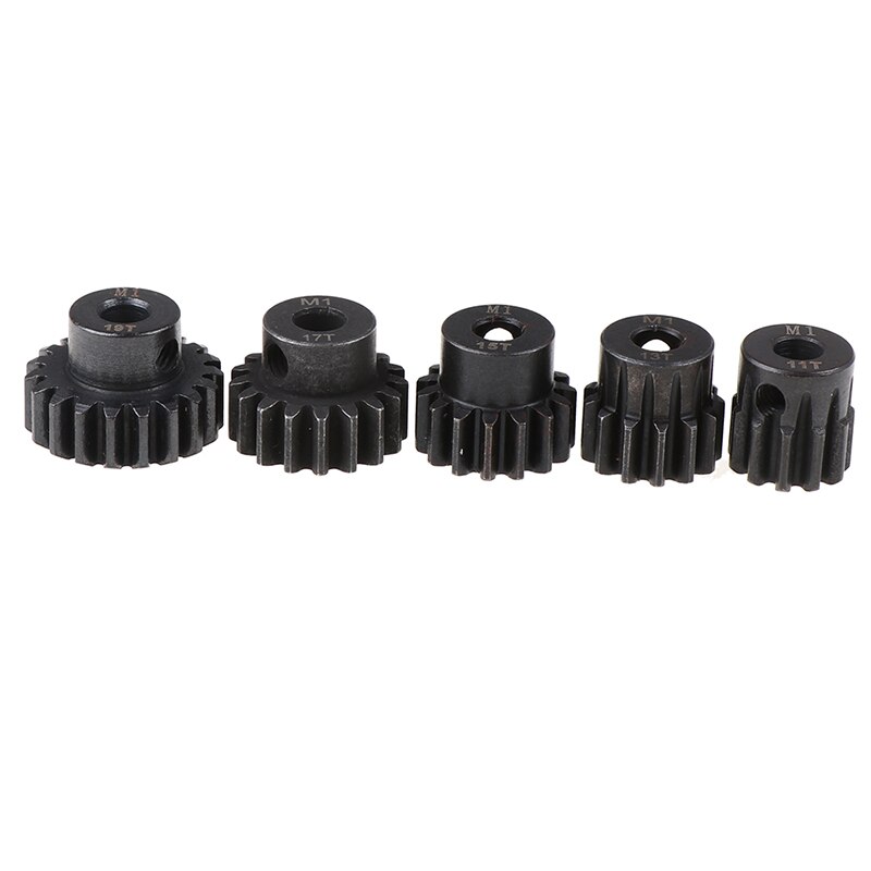 1pc m1 5mm 11t 13t 15t 17t 19t- pin motor utstyr combo sett til 1/8 rc bil motor