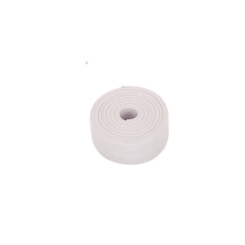 Bande adhésive de scellage en PVC blanc, autocollant mural auto-adhésif pour salle de bain, douche, évier, cuisine, maison: White / 2.2cmx3.2m