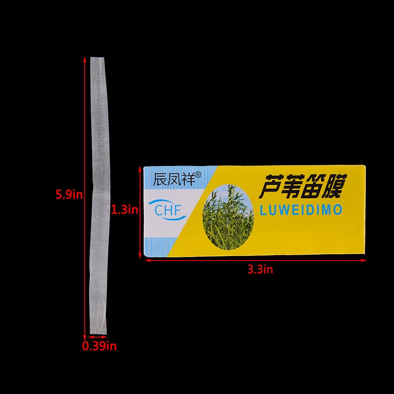 1/5/10 stk dimo speciel naturlig bambusfløjte kinesisk fløjte membran dizi og metal flautamembran