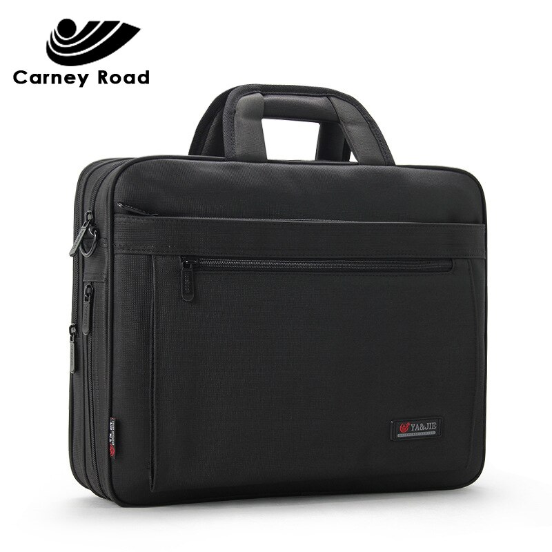 Brand Briefcase 15.6 inch Laptop Handbag Casual Messenger Shoulder Bag for Men Office Bag