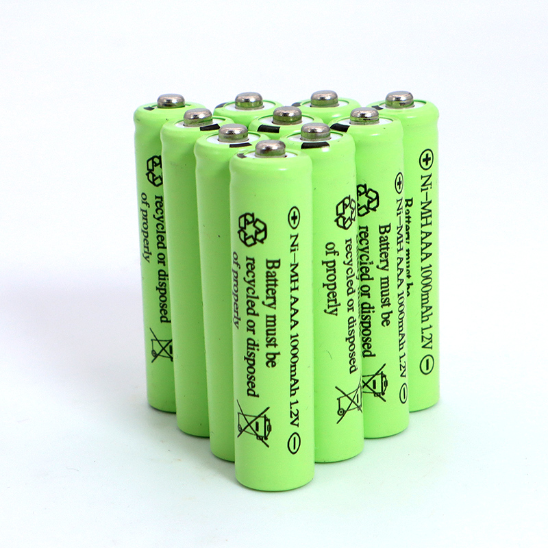 1.2V Aaa Batterijen 1000Mah Oplaadbare Ni-Mh Batterij 1.2V Ni-Mh Aaa Voor Elektrische Afstandsbediening Auto Speelgoed Rc ues