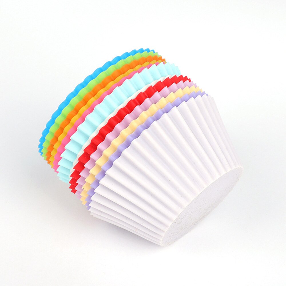 Home Pastel Silicone Baking Cups - Pack of 6 - Reusable Cupcake and Muffin Liners Silicone Cupcake Baking Cups