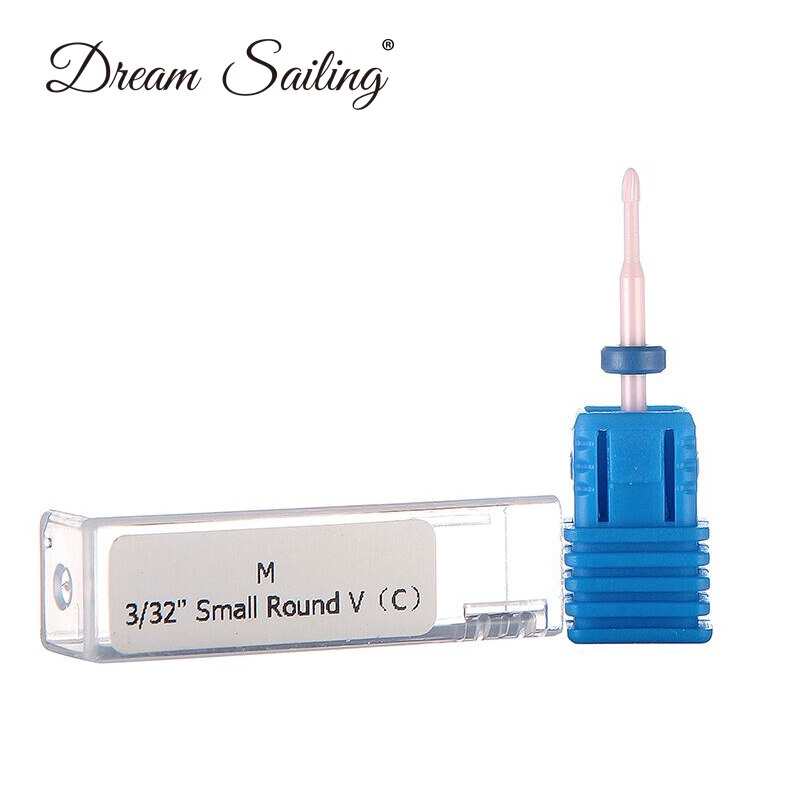 Keramische hardmetalen nagelboor, nagelkunstgereedschap, nagelriemreiniger, elektrische manicureboormachine, nagelaccessoires, freesvlam: Roze