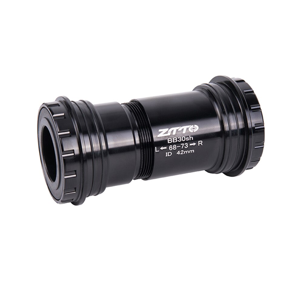 ZTTO BB30sh Bottom Brackets CERAMIC BB30 24mm Adapter Bicycle Press Fit Axle for MTB Road Bike Parts Dual Silicone Seal BB30sh: BB30sh Black