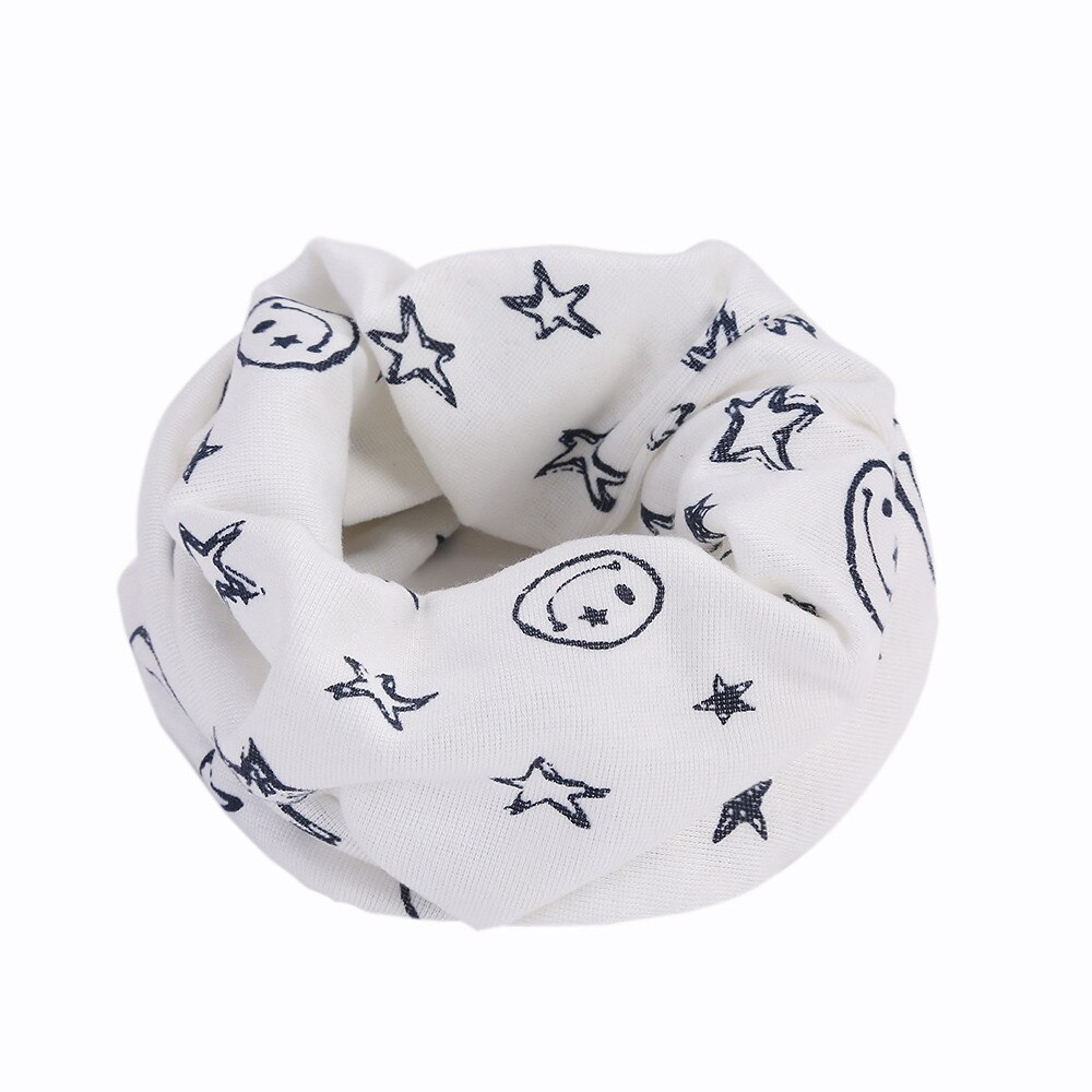 Bandana Children Warm Cotton Scarf Boy Girl Scarf Shawl Spring Neckerchief Magic Scarf Foulard Балаклава Шарф Женский Шарф #30: White