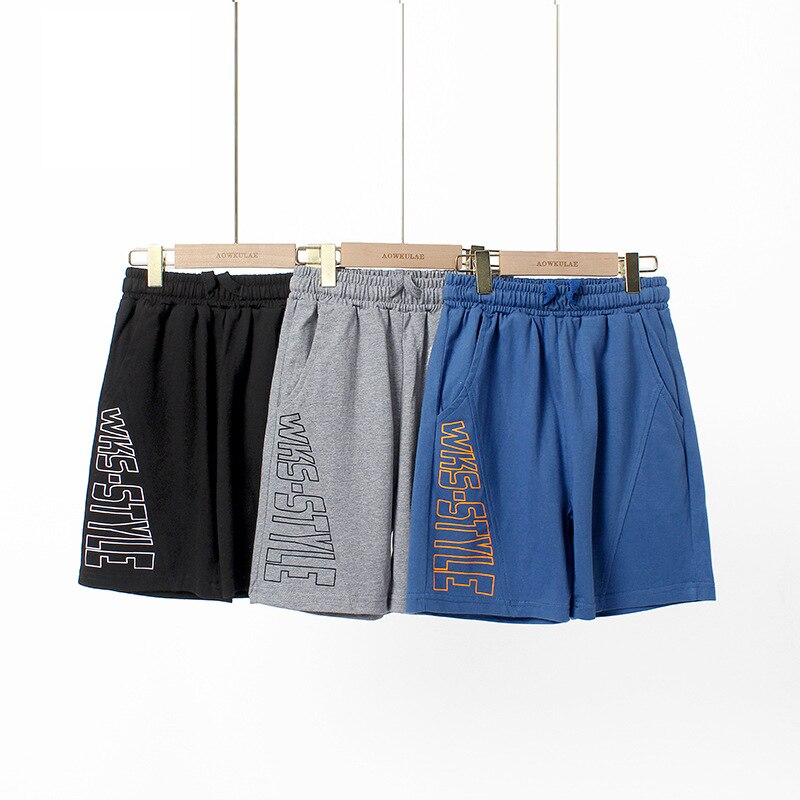 Pantaloncini di cotone per ragazzi Running Trend Casual basket Training pantaloni corti 2022 Summer New Teen Kids Letter Print Shorts abbigliamento