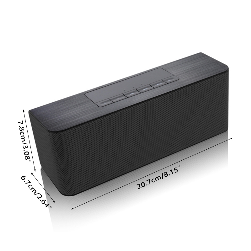 Bluetooth-Compatibel Speaker Draadloze Stereo Geluid Muziek Subwoofer Soundbox Ingebouwde-Microfoon Aux Tf Card Voor Pc smartphone