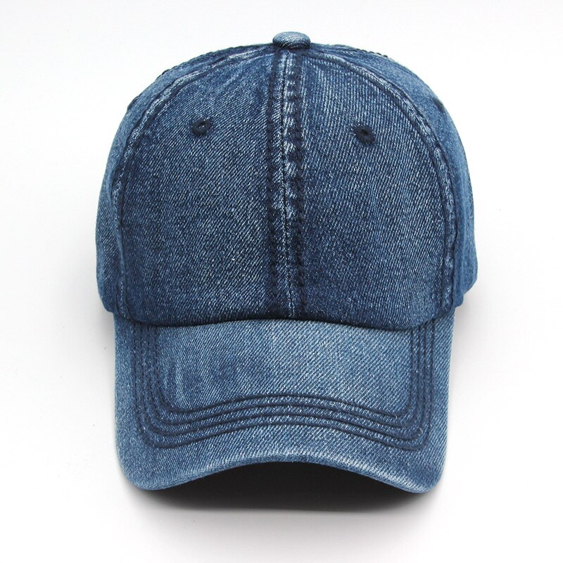 Women Baseball Caps Hats For Men Denim Jeans Band Snapback Caps Plain Bone Jeans Hat Men Casual Dad Cap Hat