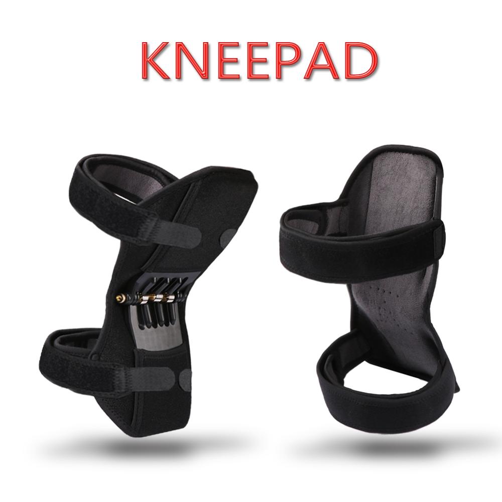 Rodillera para articulaciones, soporte transpirable antideslizante, alivio del dolor para la rodilla, estabilizador de fuerza de resorte, elevador de rodilla para ancianos deportivos