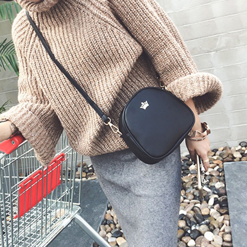 Vrouwen Handtas Keizerskroon Tassen Voor Vrouwen Leer Vrouwen Tas Schouder Telefoon Portemonnee Shell Crossbody Tas Torebki Damskie