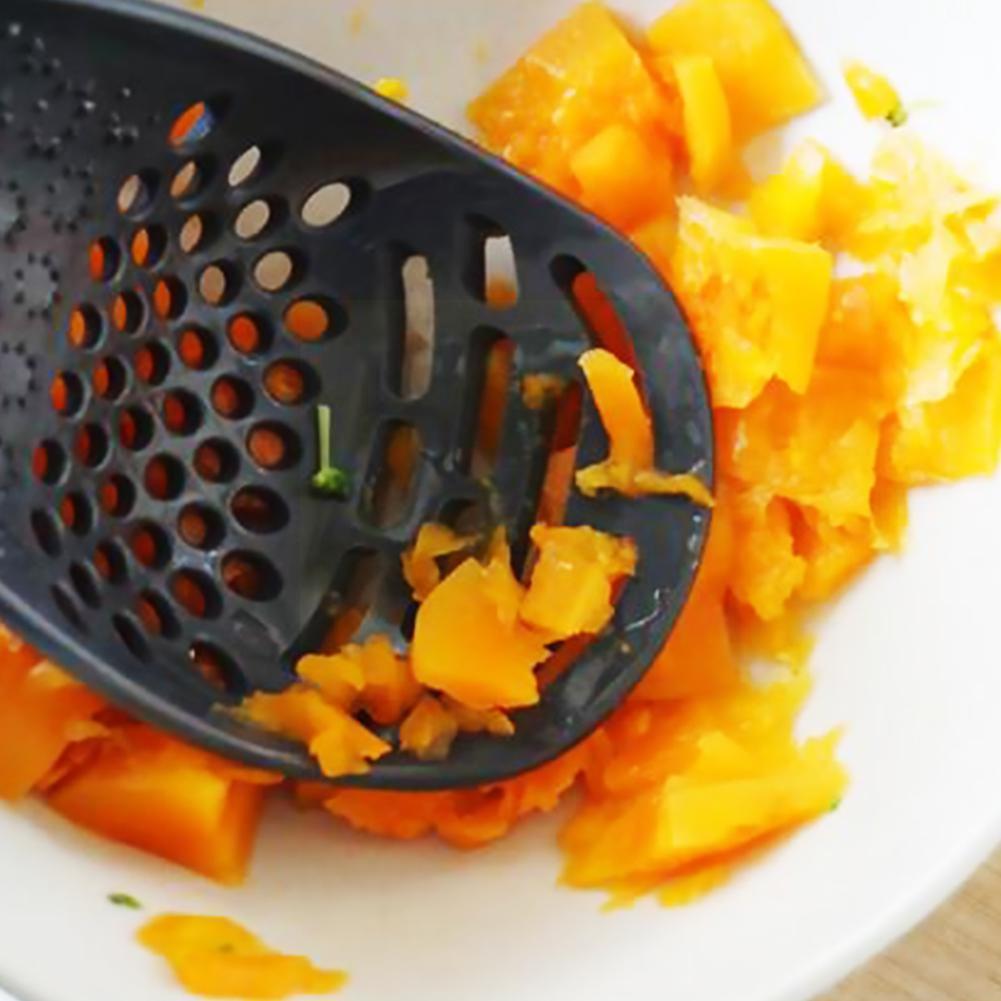 Japanese Cuisine Spoon Multifunctional Colander Baby Mashed Potato Mashed Ginger Food Supplement Grinder J6E6