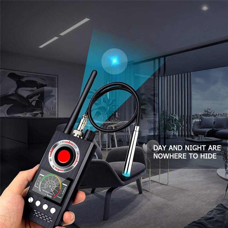 K68 Anti Spy RF Detector Multifunctional Camera Detectors Signal Wireless Bug GPS Alarm Scanner Hotel Mini Camera Finder