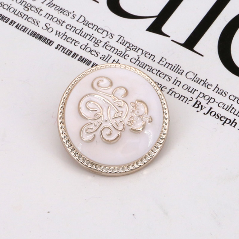 Boutons ronds en cuivre et cuir, 10 pièces, 15/18/20/25mm, pour vêtements, veste, Jeans, boutons métalliques, vêtements, accessoires de couture