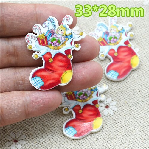 Résine planaire kawaii, arbre bonhomme de neige de noël, décoration à dos plat, charme artisanal, accessoires centraux pour cheveux, à faire soi-même, 10 pièces