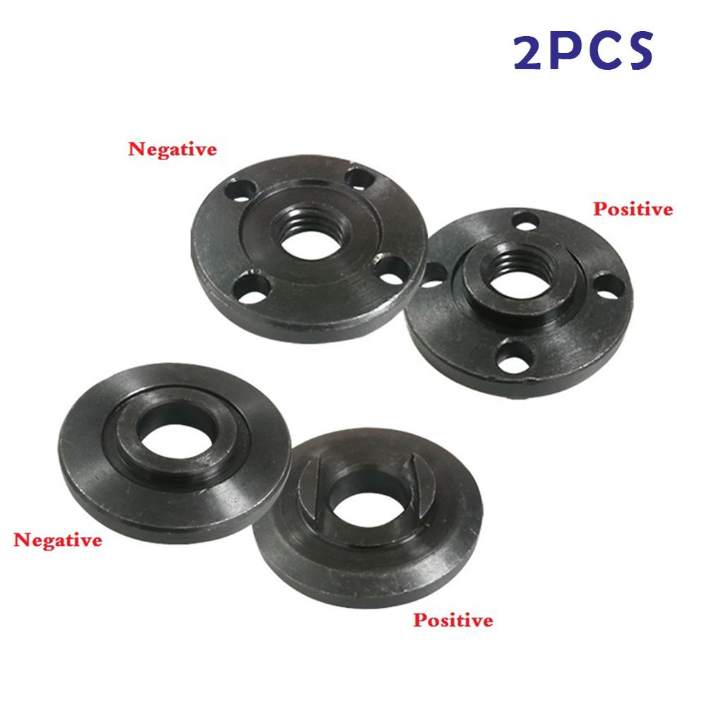 M14 Draad Vervanging Haakse Slijper Inner Outer Flens Moer Set Gereedschap Diameter 40Mm En Duurzaam 2 Pcs