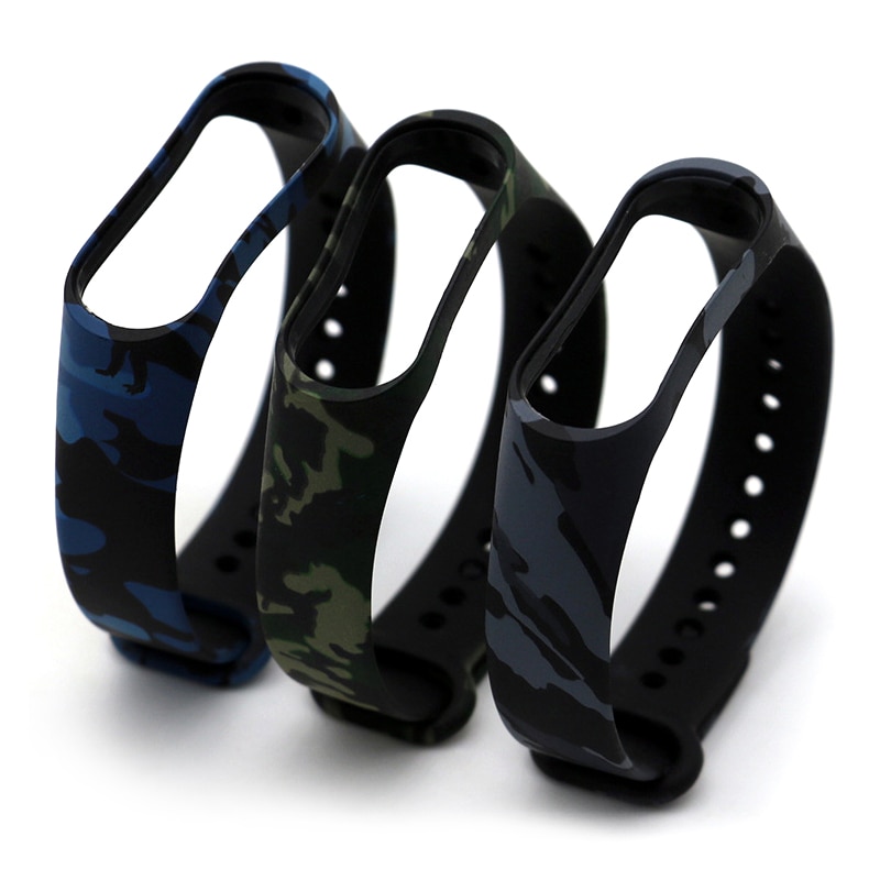 1pc Camouflage für mi Band 4 Strap-Armband Ersatz Teil Smart Uhr Handgelenk Gurt für Xiao mi Armband Smart zubehör