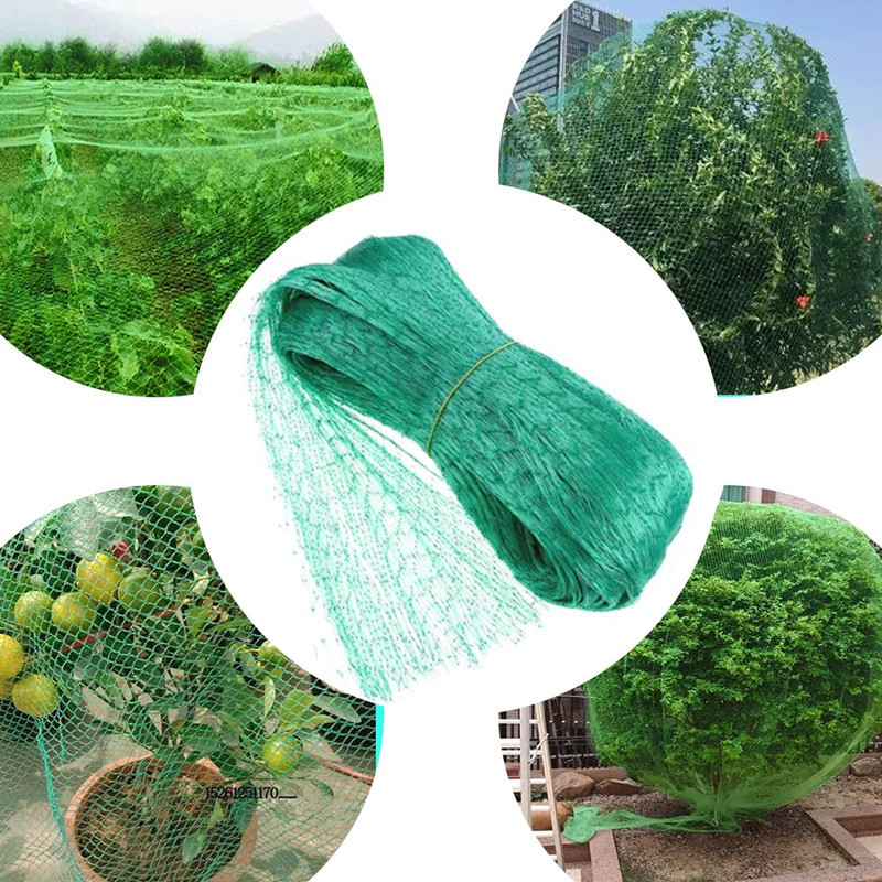 4x5m/ 5x20m Reusable Black Fruit Tree Netting, garden netting for protecting fruit trees, plants and vegetables from birds and a
