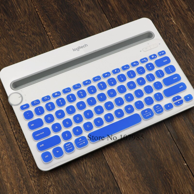 Tastatur Abdeckung Schutz Für Logitech K480 Bluetooth Multi-Gerät Tastatur Silikon Staubdicht kabellos Schreibtisch Staub haut Film