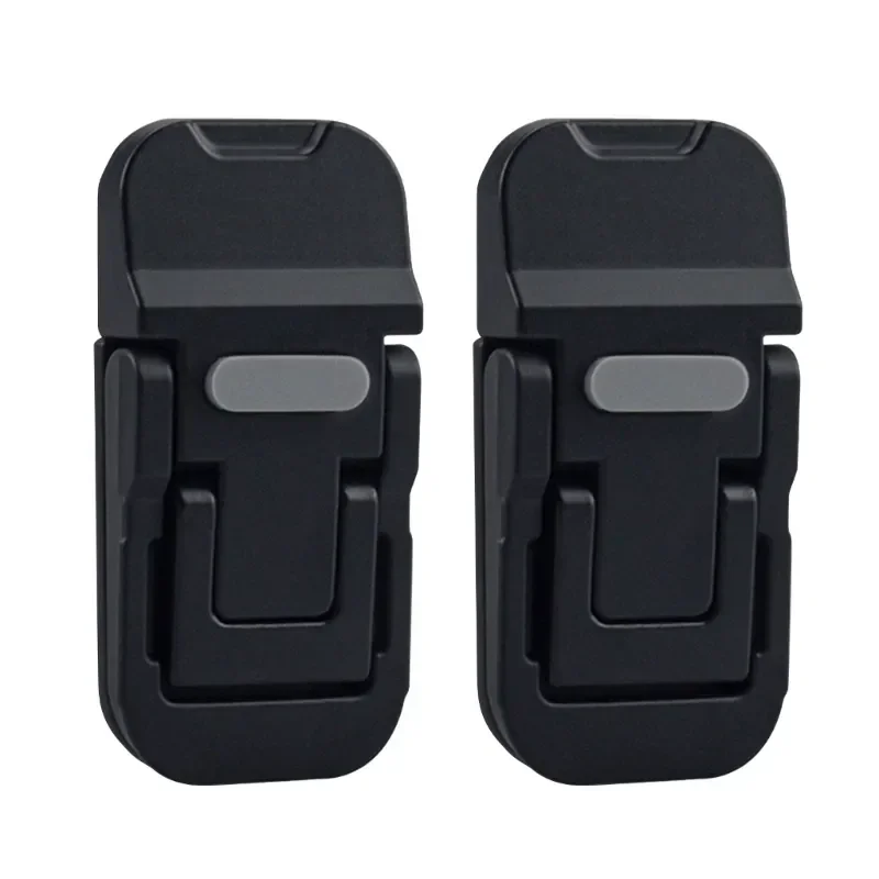 2 stks/set draagbare notebooksteunhouder opvouwbare laptopstandaard verstelbare stijgbuis koelbeugel voor universele laptoptablet: Black