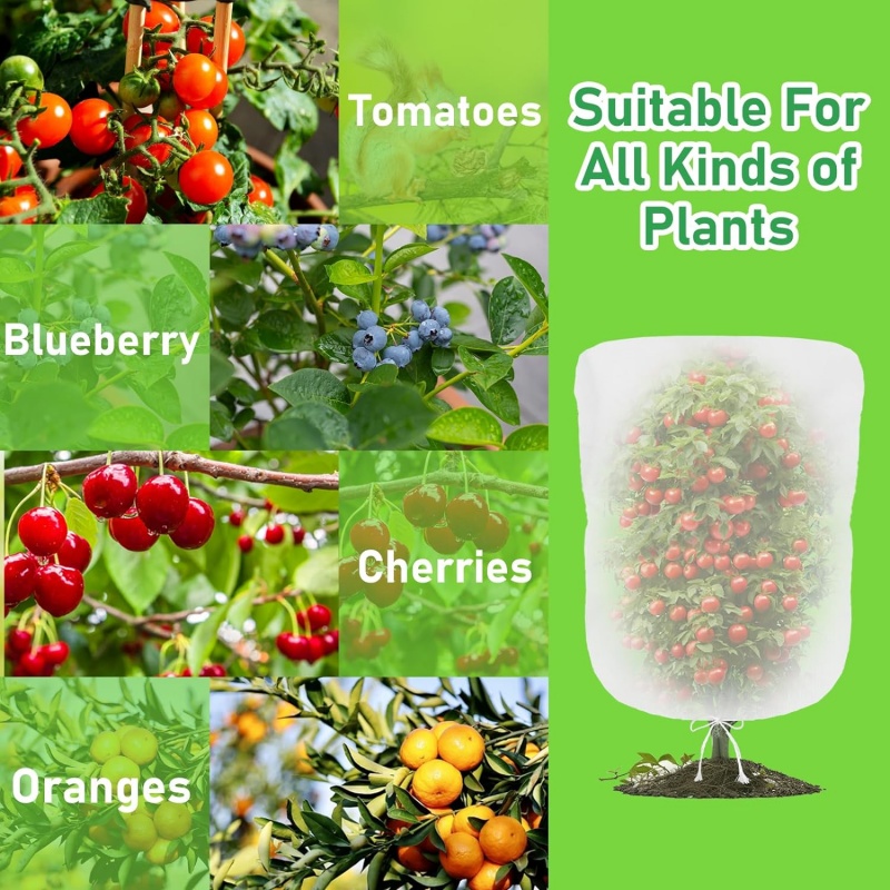 Juste de protection anti-insectes pour plantes, arbre fruitier, filet anti-insectes, filet anti-oiseaux, évite l'endurance, ULanti-insectes, dessin anti-oiseaux