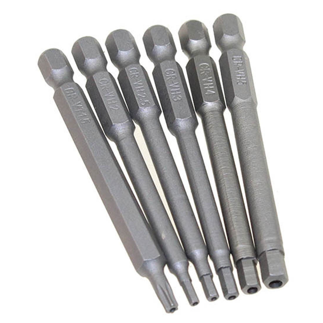 50pcs 75mm Long Quick Release Screwdriver Bit Holder Security Bit Set Hex Bit Extra Long Bit Set