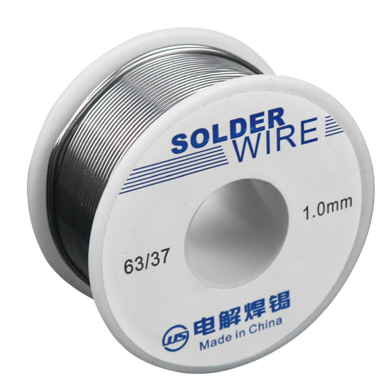 50/100g 0.6/0.8/1.0/1.2/1.8mm 63/37 flusmiddel 2.0%  tin bly tintråd smeltet kolofonium kerne lodde loddetråd rulle ikke ren