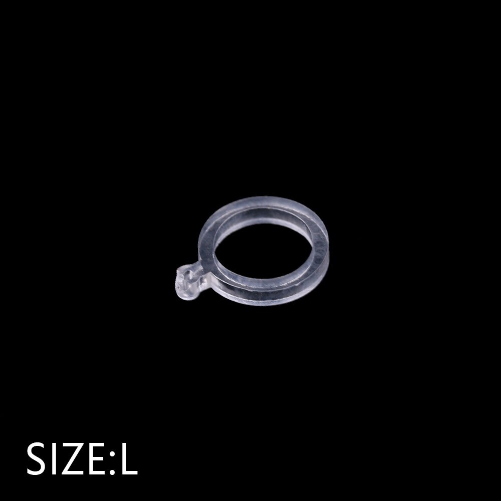 100 Pcs/lot White PE Pellet Bait Bands Transparent Elastic Stretcher Baitbands Plastic Pellet Lure Fishing Tackle