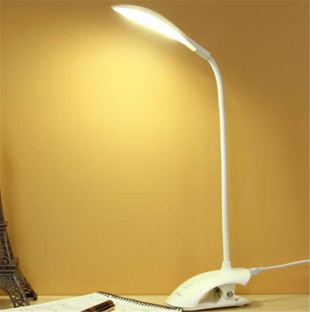 portable LED Touch On/off Switch LED Desk Lamp 3 Modes Dimmable Eye Caring LED Table Lamp light USB Rechargeable With Pen Holder