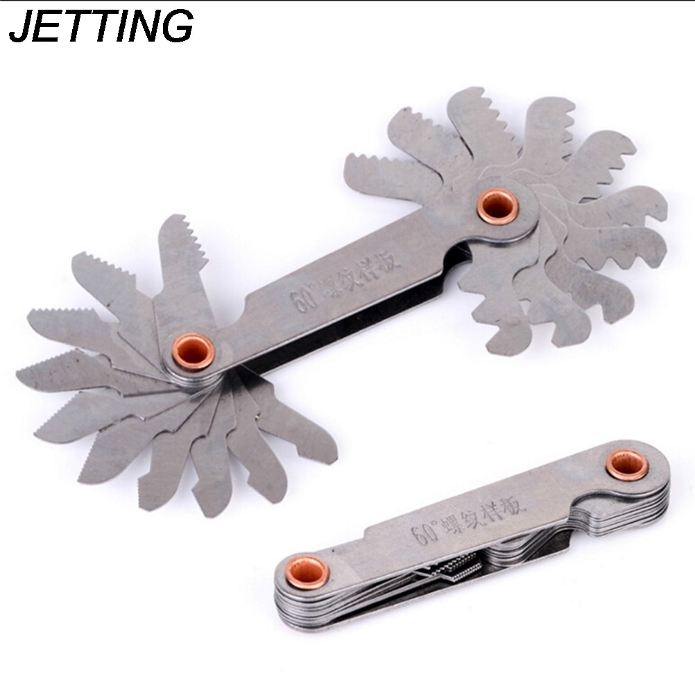 60 Degree Steel Thread Measuring Gage Metric Screw Pitch Gauge