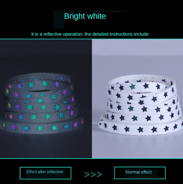 Cordones reflectantes holográficos de doble cara, cordones planos reflectantes de alto brillo para zapatillas deportivas, novedad: a2