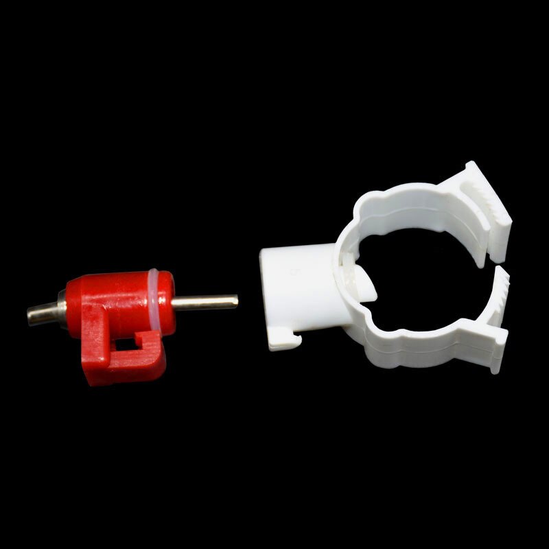 100pcs Water Ball Nipple Chicken Feeders Drinkers Chicken Coop Feeder Screw Drinkers Waterer 360 Angle Poultry supplies