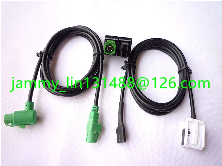 Autoradio Kabel Aadaptor USB AUX kabel draad VOOR BMWW 6512 9343207-01 6512 9302155-01 E6 COMBOX BMWRCD213-22