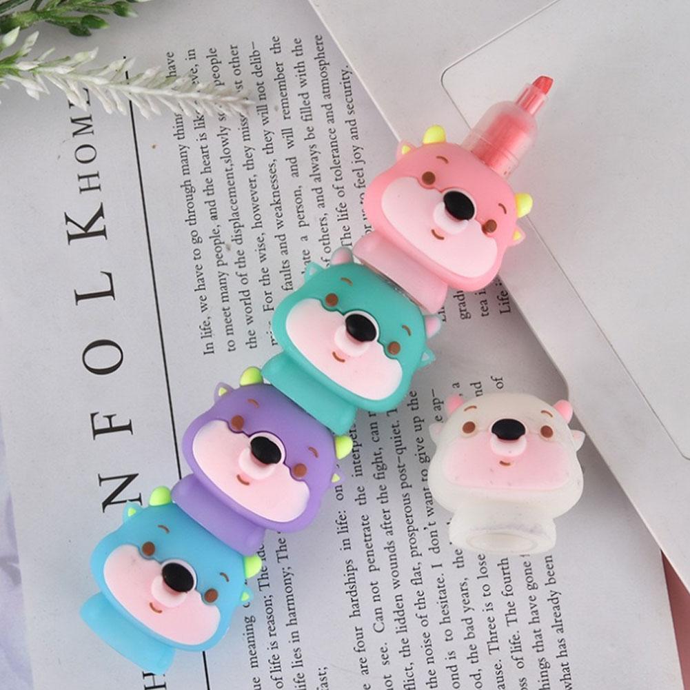 Surligneur de poulpe Kawaii, ensemble de stylos à surligneur Kawaii, pour peinture, Note, papeterie scolaire