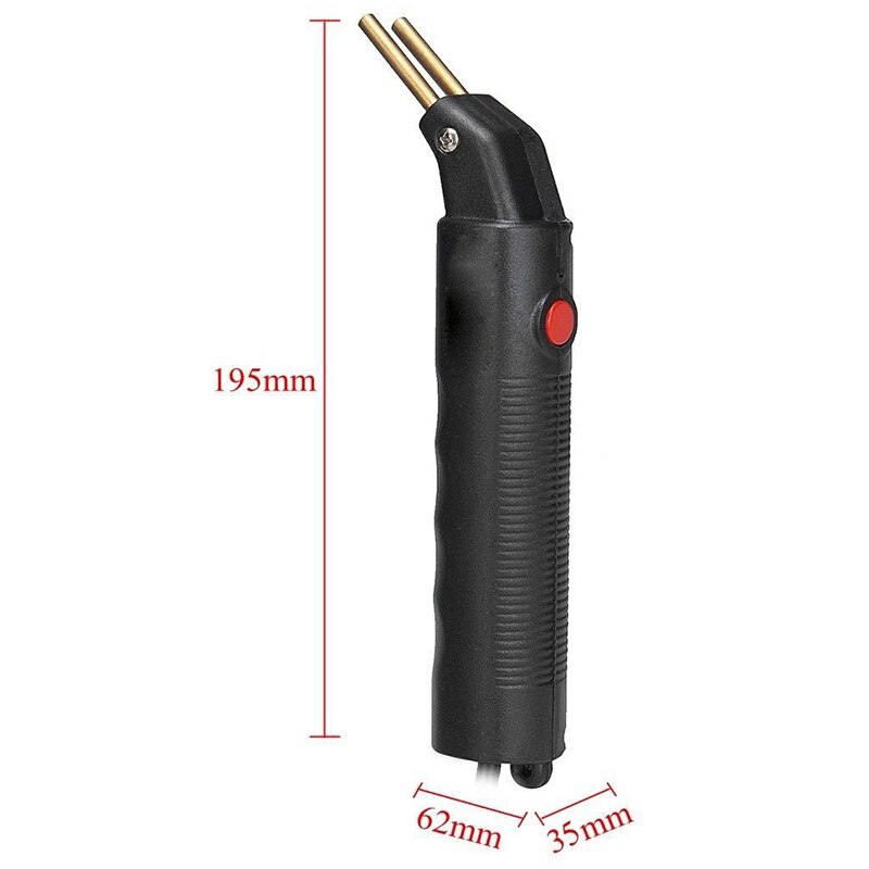 Grampeador quente plástico carro pára-choques kit de reparo carroçaria fender carenagem soldador ferramenta reparação soldagem profissional máquina solda, 20