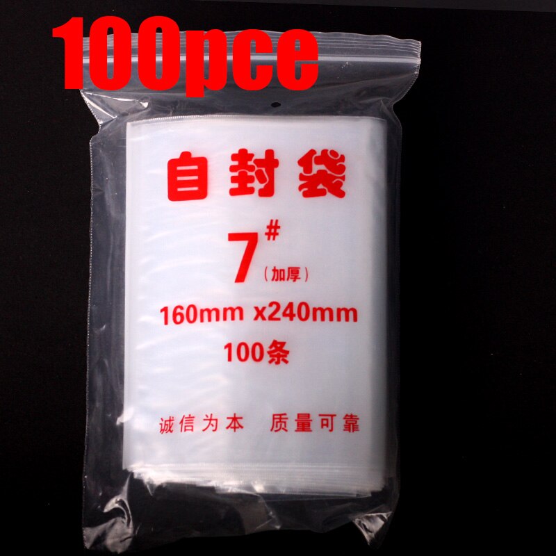 Plastikowa torba, szczelnie zamykana torebka, opakowanie strunowe, pe małe przezroczyste zagęszczane torby, plastikowa żywność zaplombowana konserwacja, worek robić pakowania, duża: 16x24cm