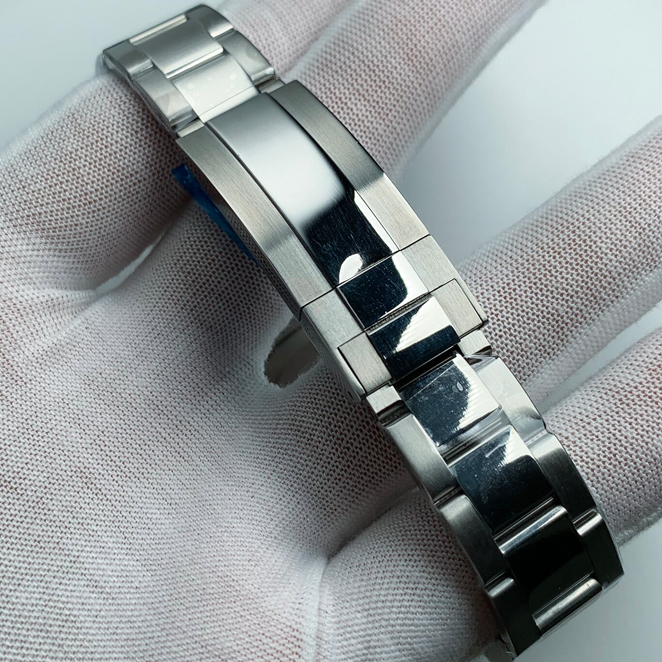 Huster – montre automatique rétro, aiguilles lumineuses 39mm, boîtier en acier poli saphir, cadran vierge avec Date, mouvement automatique 2813 B861