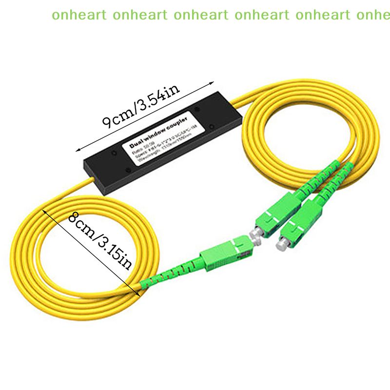 Konischer 1-zu-2 Splitter-Box / APC Computerzubehör 1 Stk. 1x2 FTTH Glasfaser-Splitter 1-zu-2 Glasfaser-Splitter-Box