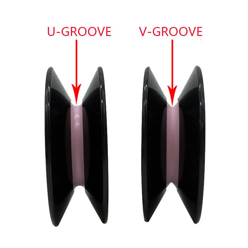 1007 combiné roue de guidage en céramique plastique fil plomb roue fil textile Tension pistolet mètre payer cadre: V-shaped 8mm