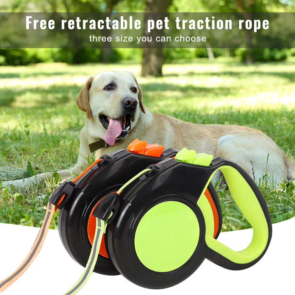 3/5/8 Meter Reflective Auto Retractable Dog Leash Portable Pet Puppy Traction Rope Walking Lead Leashes