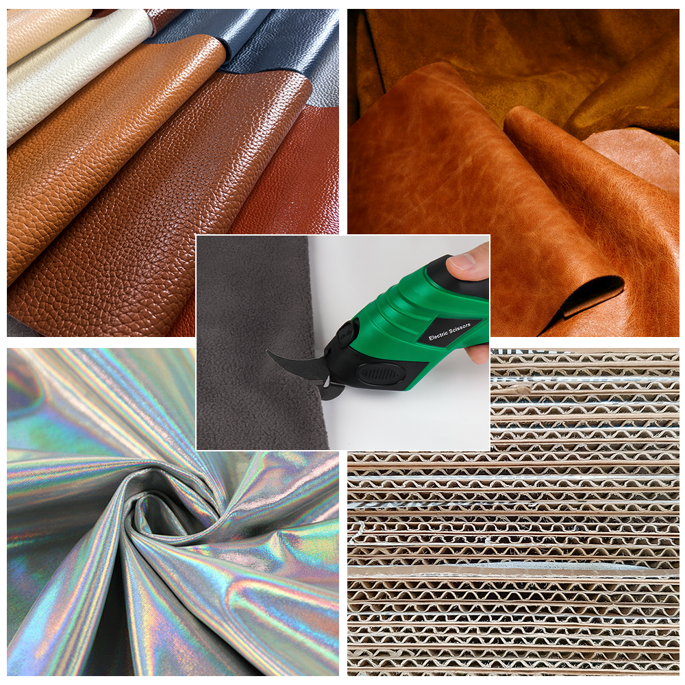 4v elektriska saxar, usb-laddning för hemmabruk, sladdlösa sysaxar för gör-det-själv-skärverktyg för läder/tyg/kartong, två blad