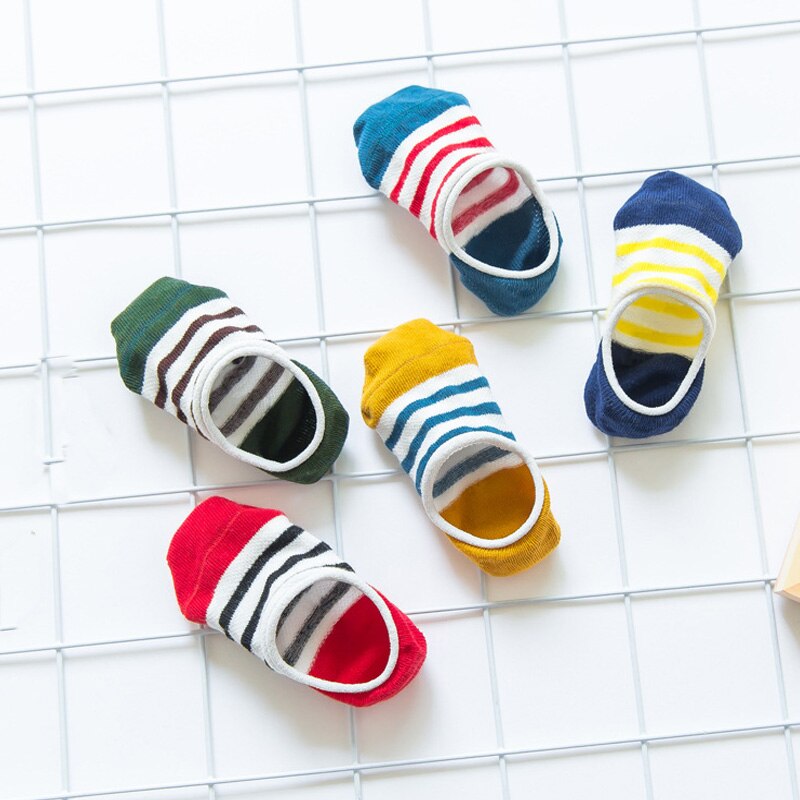 children socks summer 2-11 years boys socks 5 pairs / lot cotton mesh socks three horizontal lines pattern kids socks: 9-11 years