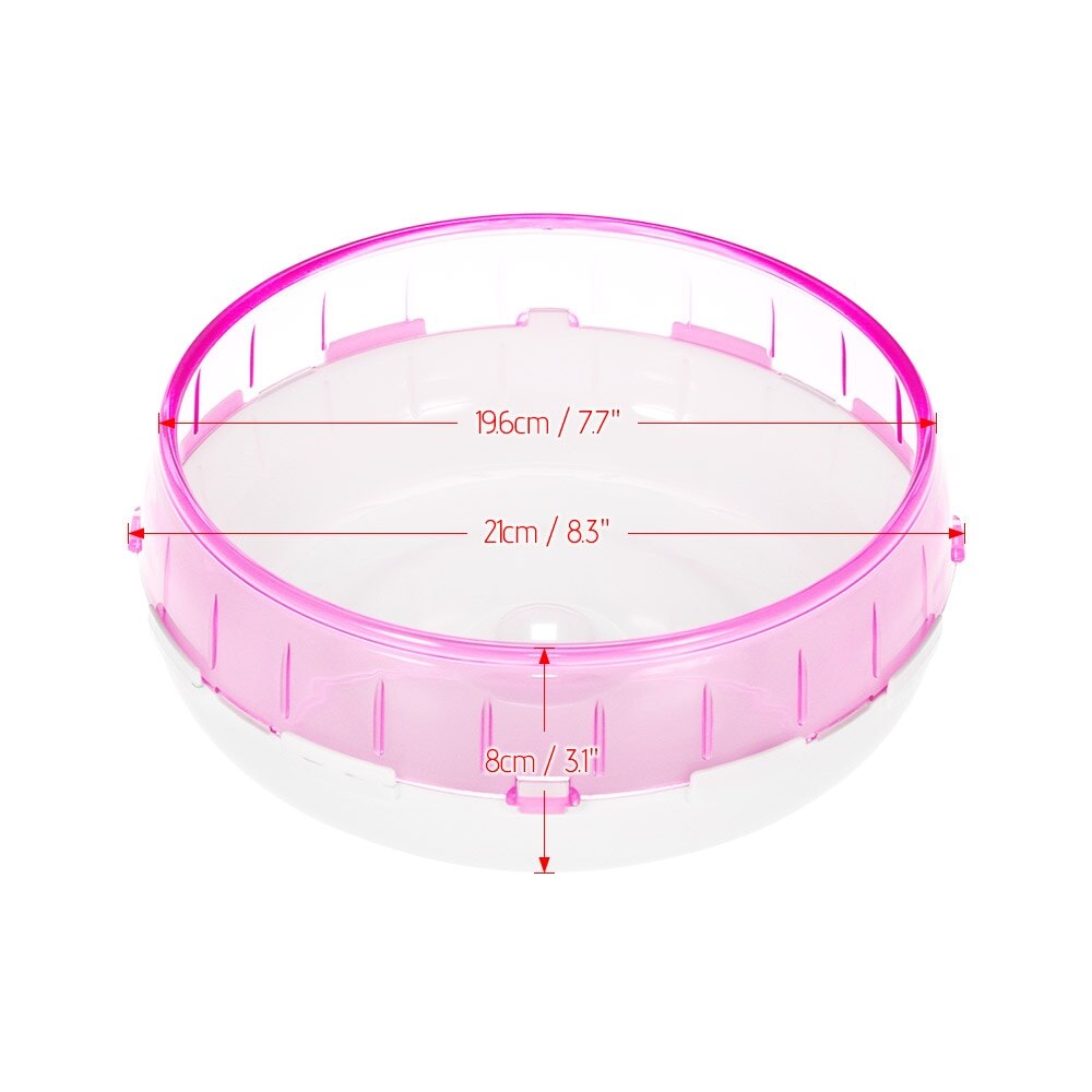 8.3Inch Hamster Wiel Cavia Rat Oefening Wiel Spinner Pp Run Disc Kleine Dieren Huisdier Speelgoed