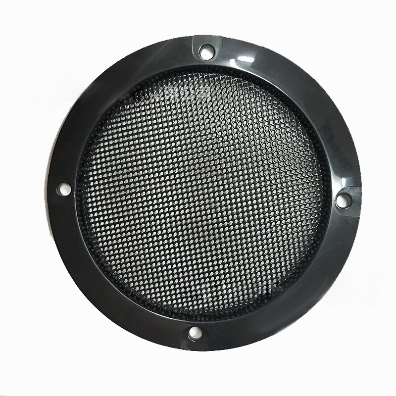 2Pcs 2/3 Inch Speaker Net Cover High-grade Car home mesh enclosure speakers Plastic Frame Metal iron wire Grilles Speaker: 2 inches / black