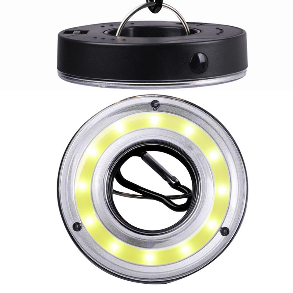 Portable LED Camping Light 3 Modes COB Clip Light Hook Flashlight Tent Emergency Lamp Hanging Lantern Nightlight